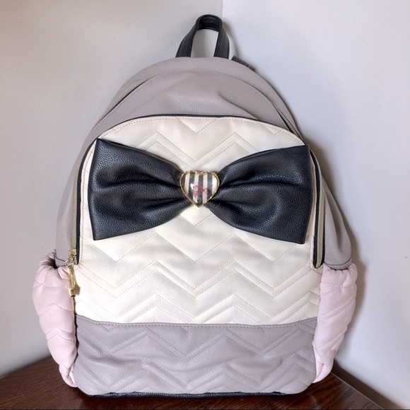 Betsey Johnson Bags Betsey Johnson Diaper Bag Backpack Heart